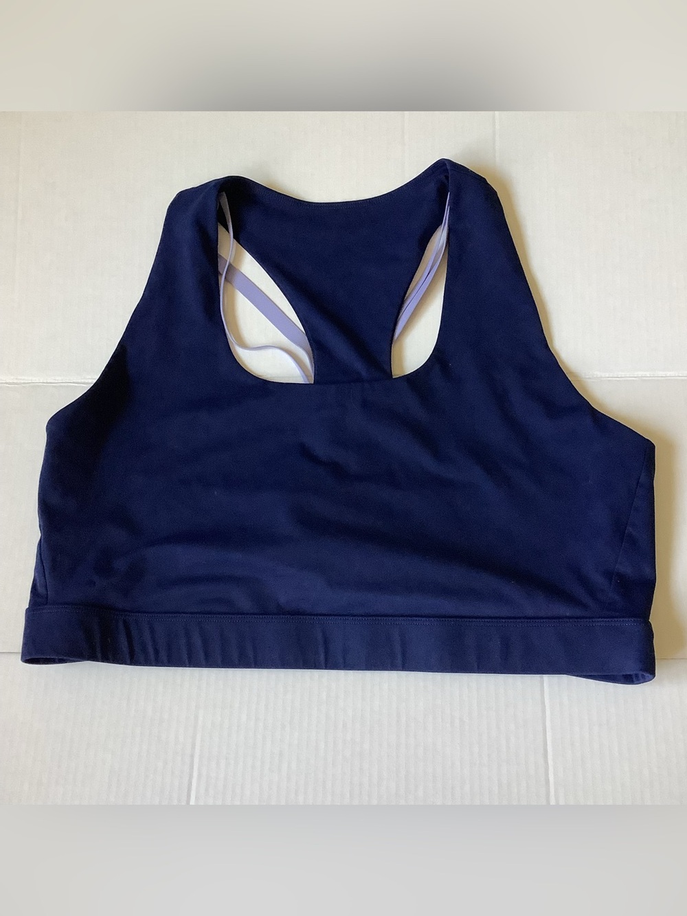 Fabletics Blue and Purple Strappy Racerback Unlined Size XXL